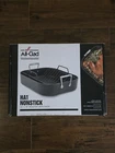 All-clad HA1 Hard Anodized Nonstick Roaster 13" X 16", Black New. Price: $59.99.