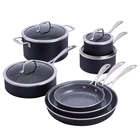 Henckels Capri Ceramic 11-PIECE Cookware Set New. Price: $327.49.
