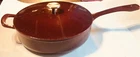 Kirkland Signature Cast Iron Frying Pan 4 Qt. Skillet W/ Lid Enameled Interior Used. Price: $99.00.