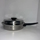 Vintage Thermo-core Temp-tone 11 Inch Sauce Pan & Lid Thermium Stainless Steel Used. Price: $39.23.