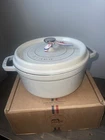 Staub Cocotte 24CM (3.7L) White Truffle Brand New In Box. Price: $250.00.