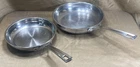 Set Of Cuisinart Heavy Stainless Steel 8 & 10" Skillet TPS22-20 TPS22-24 Used. Price: $35.00.