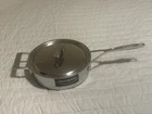 Demeyere Industry 5, 3 Qt, Saut Pan With Helper Handle Lid, 18/10 Stainle New. Price: $120.00.