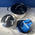 Valencera By Techef 5PC Ceramic Nonstick Cookware Set Pots Fry Pan Lids Korea New. Price: $59.99.