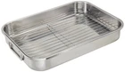 Excelsteel 593 Roasting Pan, Stainless 15.25", New. Price: $34.54.