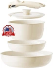 Juego De Ollas Y Sartenes Granito Antiadherentes Utensilios Set Para Cocina New. Price: $113.99.