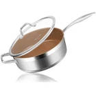 New Duxtop Ceramic Non-stick Saut Pan, Induction Stainless Steel 5.5-QT,. Price: $59.00.