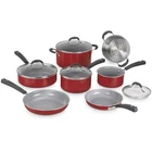 Cuisinart Piece Set Ceramica Xt Nonstick Cookware Red (54C-11R) New. Price: $149.95.