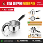 P&p Chef 1 Quart Stainless Steel Sauce Pan With Lid, All Stove Compatible New. Price: $32.99.