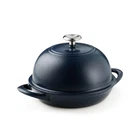 Tramontina 9.5" Enamel Cast Iron Bread Oven, Matte Navy New. Price: $84.99.