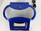 Holstein Housewares Non-stick Double Burger Grill Cobalt Blue Stainless Steel Used. Price: $29.94.
