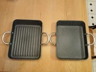 Curtis Stone Grill And Griddle Slide Out 2 Pan Set Teal Blue Used. Price: $34.95.
