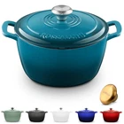 Rossallini Signature Enameled Cast Iron Dutch Oven, Nonstick Serving Pot With... New. Price: $162.73.