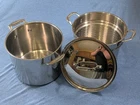 Cuisinart Quart Stockpot Steamer Strainer With Lid 7669-24 Used. Price: $29.99.