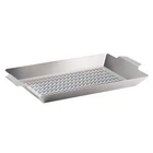 Tramontina Grill Pan Large Outdoor Roasting 18/10 Stainless Steel Perforated New. Price: $52.43.