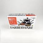 Farberware Reliance 15PC Aluminum Nonstick Cookware Set W/ Prestige Tools, Black New. Price: $28.79.