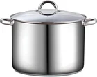 Cook Home Stockpot With Lid, Basics Stainless Steel Soup Pot, 16-QUART New. Price: $49.90.