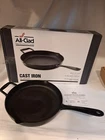 All-clad Enameled Cast Iron 12 Inch Skillet Effortless Cooking And Cleanup Used. Price: $77.77.