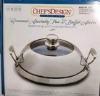 Chefs Design Stainless Steel Gourmet Specialty Pan & Server With Lid Model 2360 New. Price: $57.99.