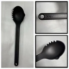 Ninja Food Spoon-ladle Scoop With Teeth Multi Purpose Black Cooking Tool Used. Price: $8.50.