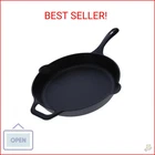 Victoria 12-INCH Skillet, Pre-seasoned Cast-iron Frying Pan With Long New. Price: $44.34.