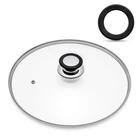 Tempered Glass Lid With Heat Resistant HANDLE,8"/20CM, Clear New. Price: $22.10.