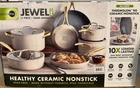 Greenpan Jewel Pro 11-PIECE Ceramic Nonstick Cookware Set Taupe Used. Price: $104.99.