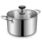 Tri-ply Stainless Steel 6.5QT Stock Pot Induction Cooker W/ Lid Handles New. Price: $45.87.