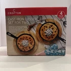 Crofton Iron Dessert Set For Two Unspecified. Price: $21.99.