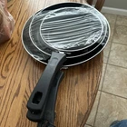 Farberware Easy Clean 3 Piece Aluminum Nonstick Frying Pan Set, Black 12,10&8 New. Price: $34.25.