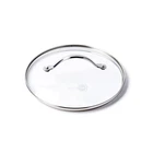 Greenpan Glass With Stainless Steel Handle, 8" Lid, Silver New. Price: $29.11.
