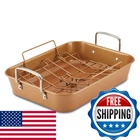 Ayesha Curry Nonstick Roaster / Roasting Pan Rack - 11 Inch X 15 Brown New. Price: $48.56.