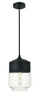 Black Mini Ceiling Fixture Glass Shade Pendant Light Kitchen Island Garage New. Price: $127.26.