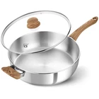 Koch Systeme Cs Saute Pan With Lid, 12 Inch Deep Frying 5.5 Qua... New. Price: $44.08.