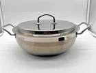 Silga Design Milano Teknika 18/10 Stainless Steel 28CM Casserole Pan With Lid New. Price: $179.00.
