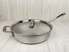 All Clad Master Chef 3QT Skillet Saute Frying Pan With Lid 11" Very Nice! Used. Price: $69.99.