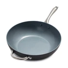 Greenpan Lima Hard Anodized Healthy Ceramic Nonstick 12.5 Wok Helper Handle New. Price: $97.11.