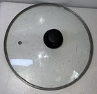 12" Tempered Glass Lid Pan Replacement Cover Stainless Steel Silver Mopita ML02A Used. Price: $18.25.