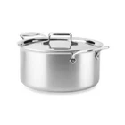 All-clad BD55508 Brushed 5-PLY 8-QT Stock Pot With Lid New. Price: $219.99.