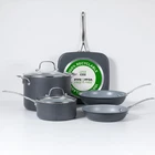 7-PIECE Ecopan Hard Anodized Aluminum Cookware Set, Ceramic Non-stick Non-tox... New. Price: $114.92.