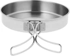 Angoily Portable Non-stick Frying Pan 6.29IN Outdoor Cooking Pot With Foldable New. Price: $14.69.