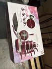 Rachael Ray Create Delicious Nonstick Cookware Pots And Pans Set, 13 Piece, New. Price: $139.99.
