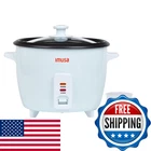 Imusa Electric Rice Cooker 16 Cup 8 Uncooked Ceramic Nonstick Pot New. Price: $53.20.