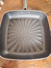 George Foreman 12" Non-stick Anodized Grill Pan Reduce Fat Glass Lid GPH12SL Used. Price: $22.50.