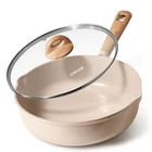 Carote 5QT Ceramic Non Stick Frying Pan Skillet With Lid, Saute New. Price: $21.89.