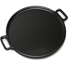 Home-complete Cast Iron Pizza Pan 14-INCH Baking For Oven, St... Fast Ship New. Price: $37.99.