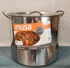 Imusa 20 Qt Aluminum Steamer Pot With Lid Silver Large Stock *see Notes New. Price: $35.00.