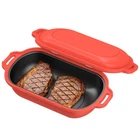 Astraguix Microwave Grill Pan With Lid And Non-slip Base, 10.2 Inch New. Price: $59.16.