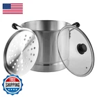 Imusa Steamer Glass Lid 20-QUART Silver MEXICANA-420 New. Price: $79.42.