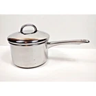 Farberware 2 Qt Sauce Pan With Lid T0097 Stainless Steel 18/10 Hanging 4" Deep Used. Price: $17.96.